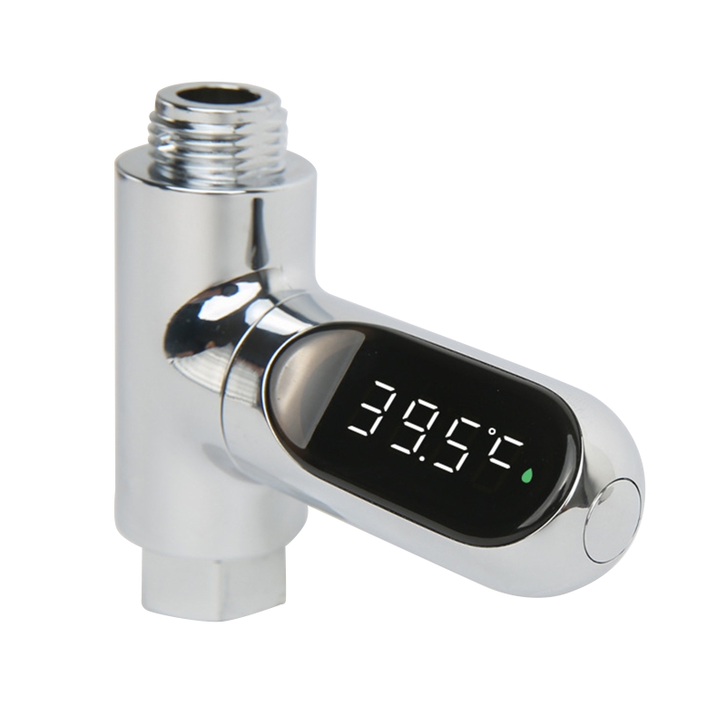 Thermomètre intelligent pour douche, affichage LED, affichage de la température de l&#39;eau, auto-production d&#39;électricité: B