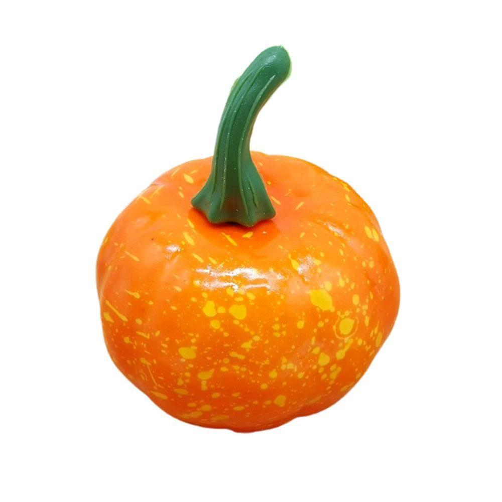 1PC 5.5cm Mini Foam Pumpkin Halloween Decoration Small Crafts DIY Festival Home Decor Halloween Simulation Party Supplies M7B3: A