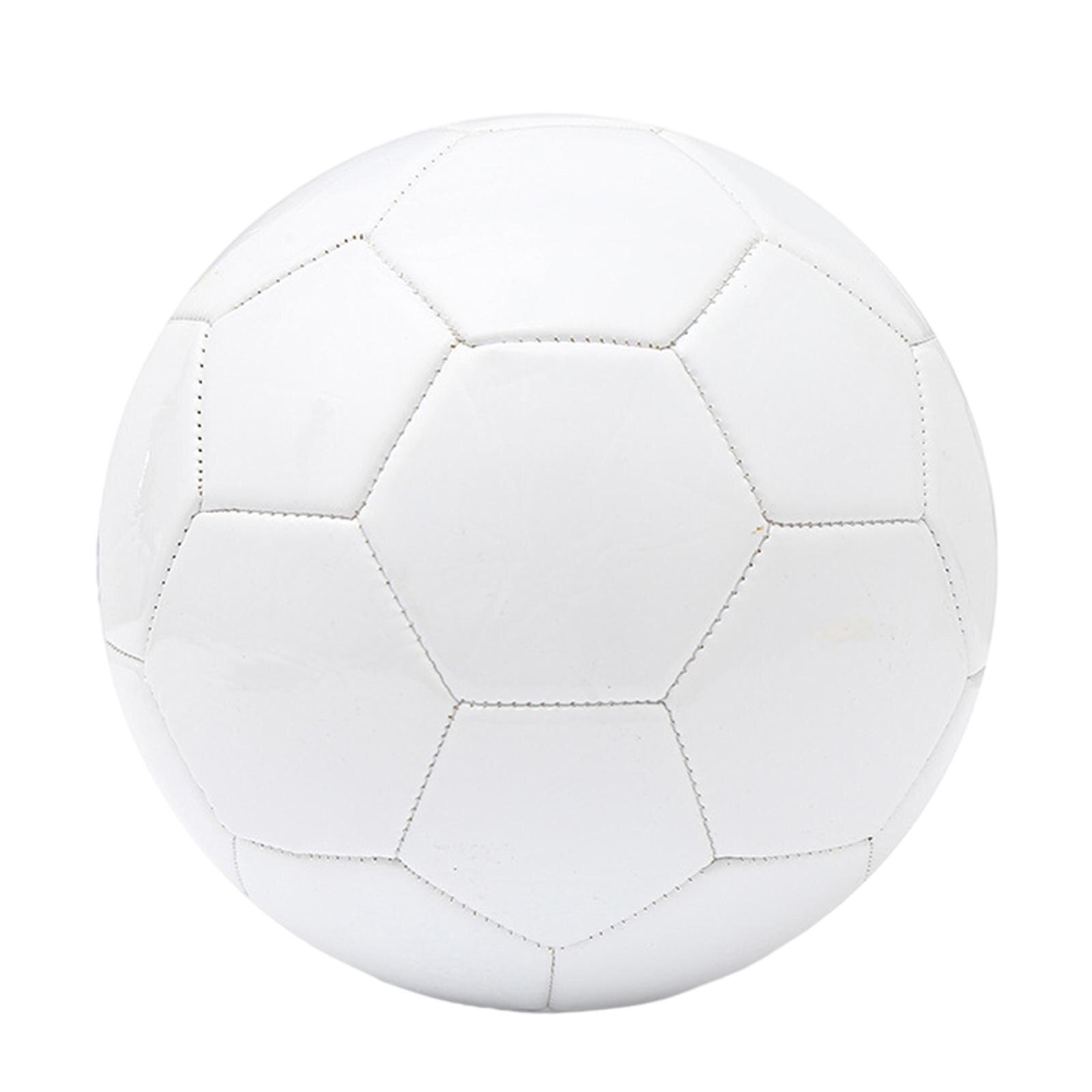 White Soccer Ball Size 5 Official Size Lightweight for Kids Adult Football