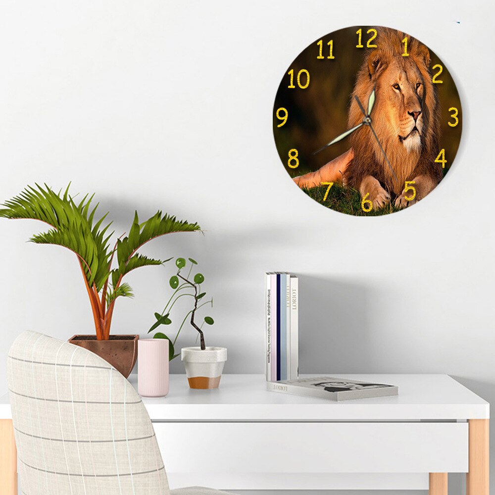 Vintage Wall Clock Silent Vintage Modern Wall Clock Digital Silent Relogio Parede Home Watch BB60