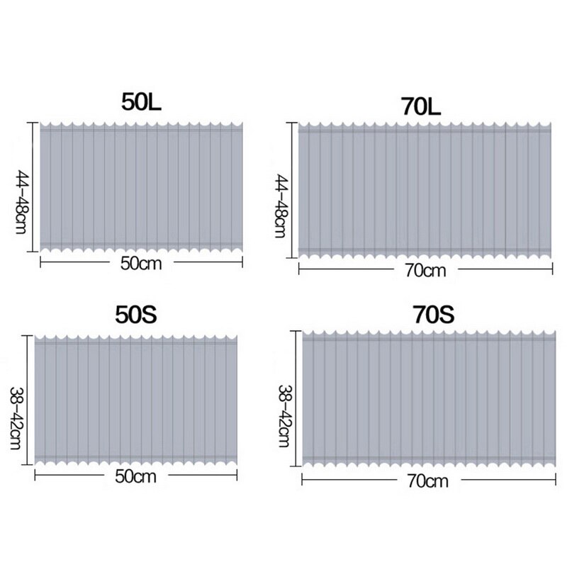 Auto Raam Aluminium Krimpbare Windowshade Gordijn Auto Side Window Zonneschermen UV Bescherming 50 S/L Auto Rear Voorruit Zon blok