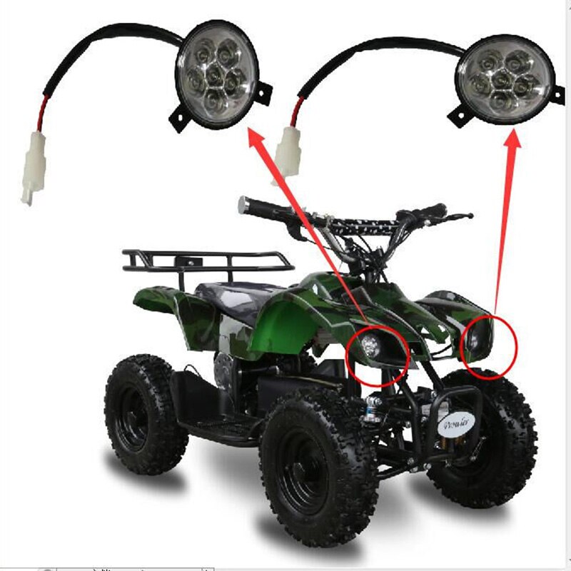 24v-48v Headlight Head Light 49cc 50cc 70cc 90cc 110cc KIDS Mini ATV