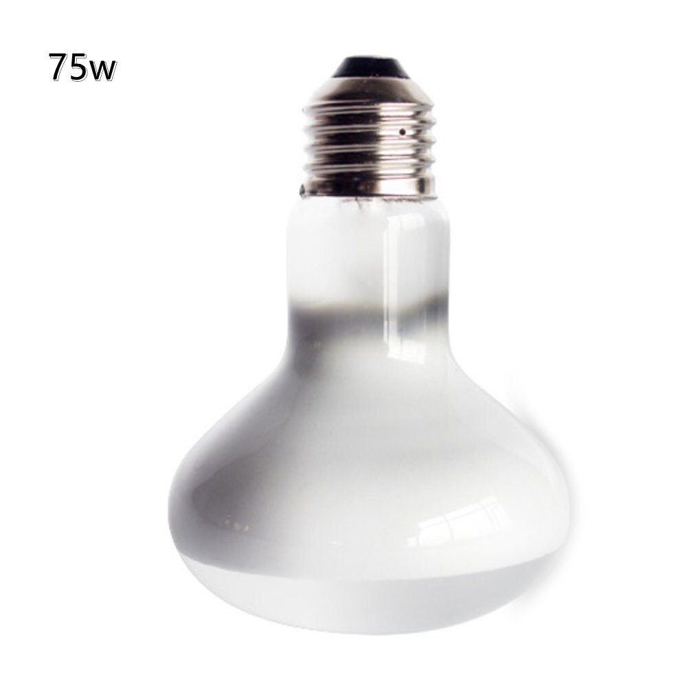 Pet Heating Light Bulb 220V UVA+UVB Reptile Lamp Bulb Turtle Basking UV Light Bulbs Heating Lamp Temperature Controller: 75W