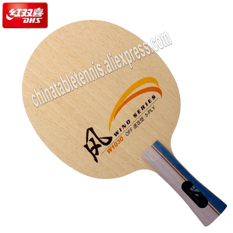 Original DHS wind series W1030 table tennis blade ping pong racket quick attack 5 pure wood blades racquet sports