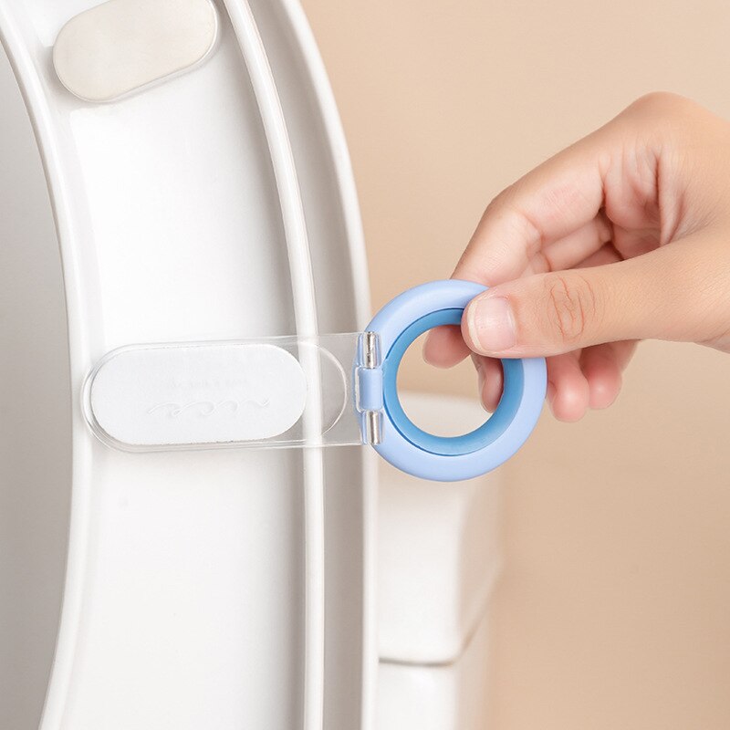 Portable Toilet Seat Lifter Touch-Free Toilet Seat Handle Lifter Handle Sanitary Cleaning Toilet Lid Lifter Touch-Free Glue