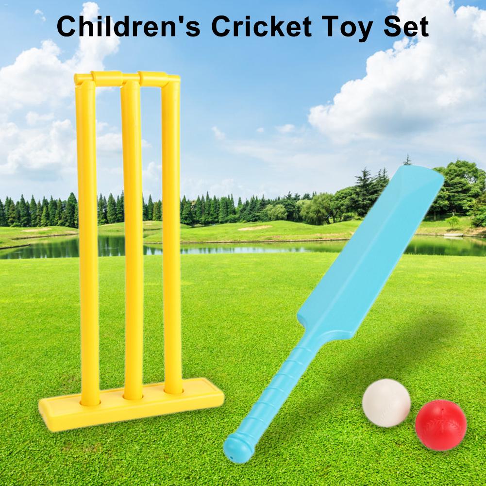 Parent-child Sports Interaction Kid Cricket Set Hand-eye Coordination Cultivation Sports Game Set for Backyard Beach Child