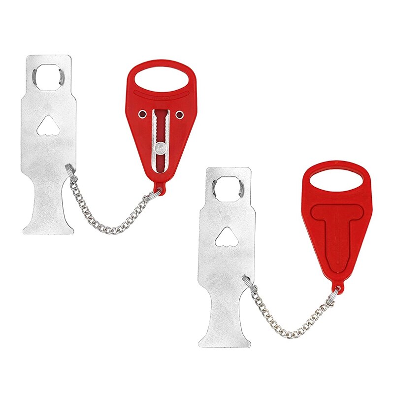 Bærbar dørlås erstatter addalock kompatibel til rejselås, skolelåsningslås også for sikkerhed hjemme lejlighed livi: Default Title