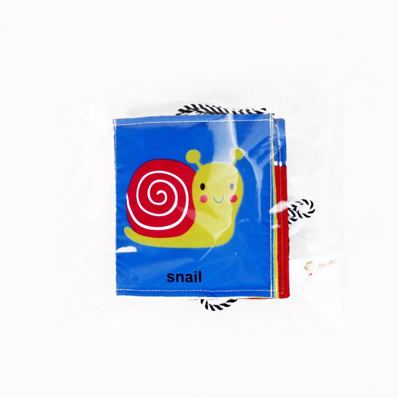 Baby Cartoon Cloth Book Animal Puzzle Toys Perfect For Kids Infants Education Development - Newborn Canvas Bed Gallery Bumper Pa