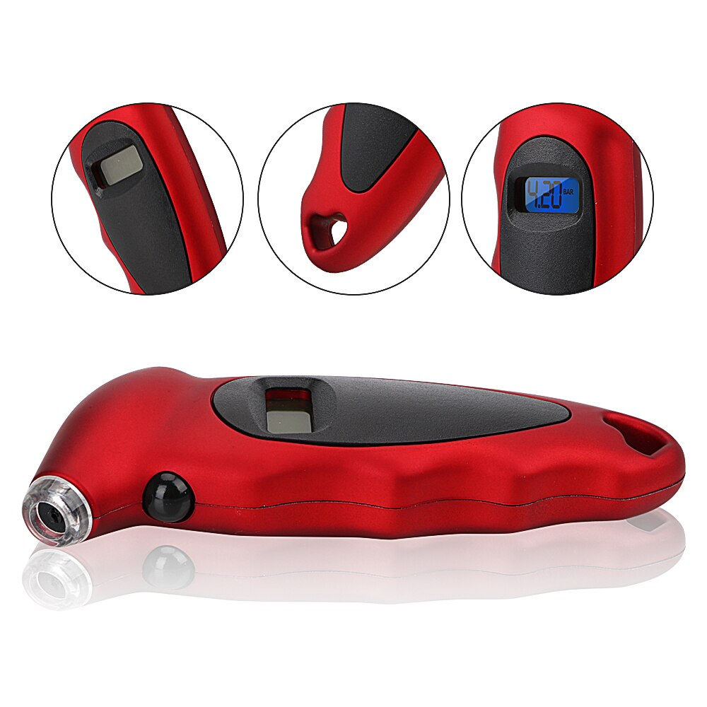 Digital TPMS Car Tire Pressure Gauge Manometer Tester Test Meter Tool 150PSI Handheld Off Road 4x4 SUV Motorcycle Accessories