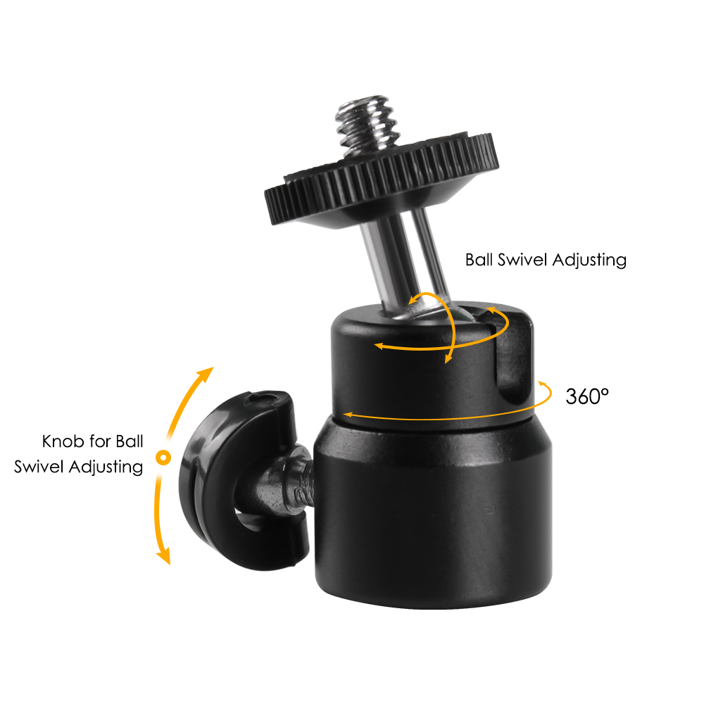 SH 1Stck 3 Stck 1/4 Heißer Schuh Adapter Wiege Ball Kopf Für Kamera Stativ LED Licht-Stativ Halterung Halfter Halterung