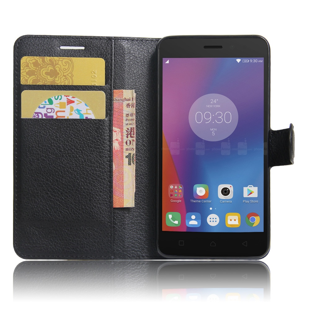 Lenovo K6 Case Cover 5.0 inch Luxury Wallet PU Leather Flip Case For Lenovo K6 K33A48 Case Phone Protective Back Cover Skin Bag
