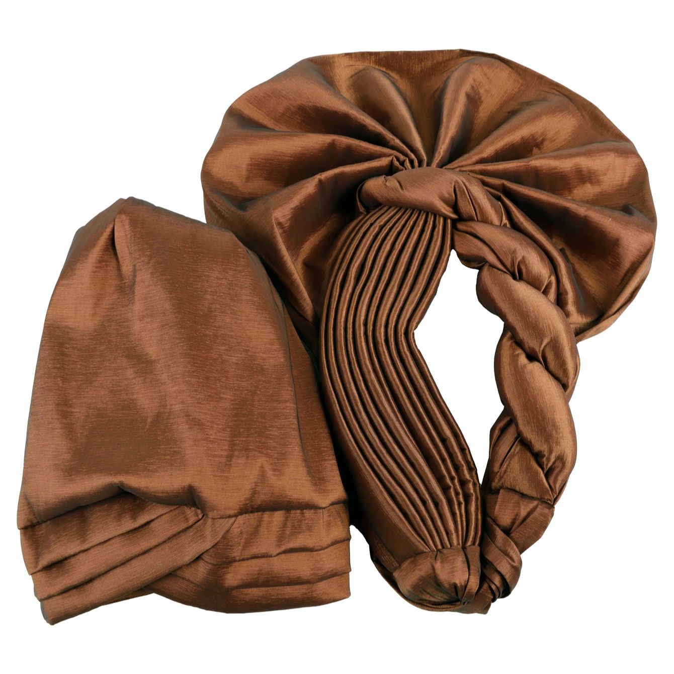 Afrikanische Auto Gele Headtie Nigeria Frauen Kopf wickelt Hochzeit Party Kopfschmuck Frauen Turban Kappe