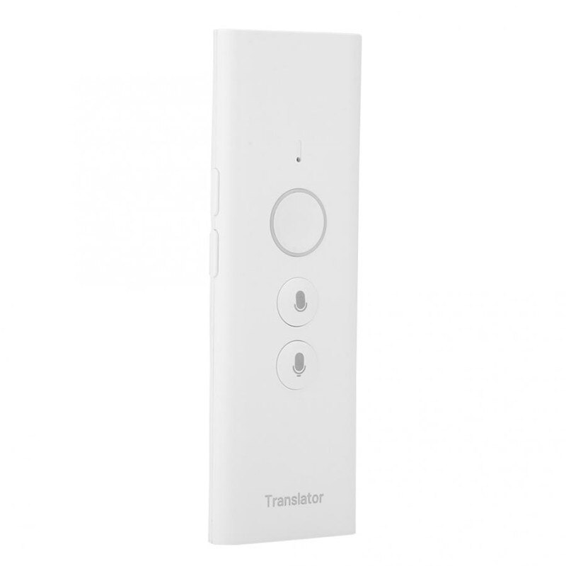 T8 Mini Intelligent Voice Translator Portable 2.4G/WiFi/Hotspot Translator 40 Languages Intertranslation Learn Travel Translator: White