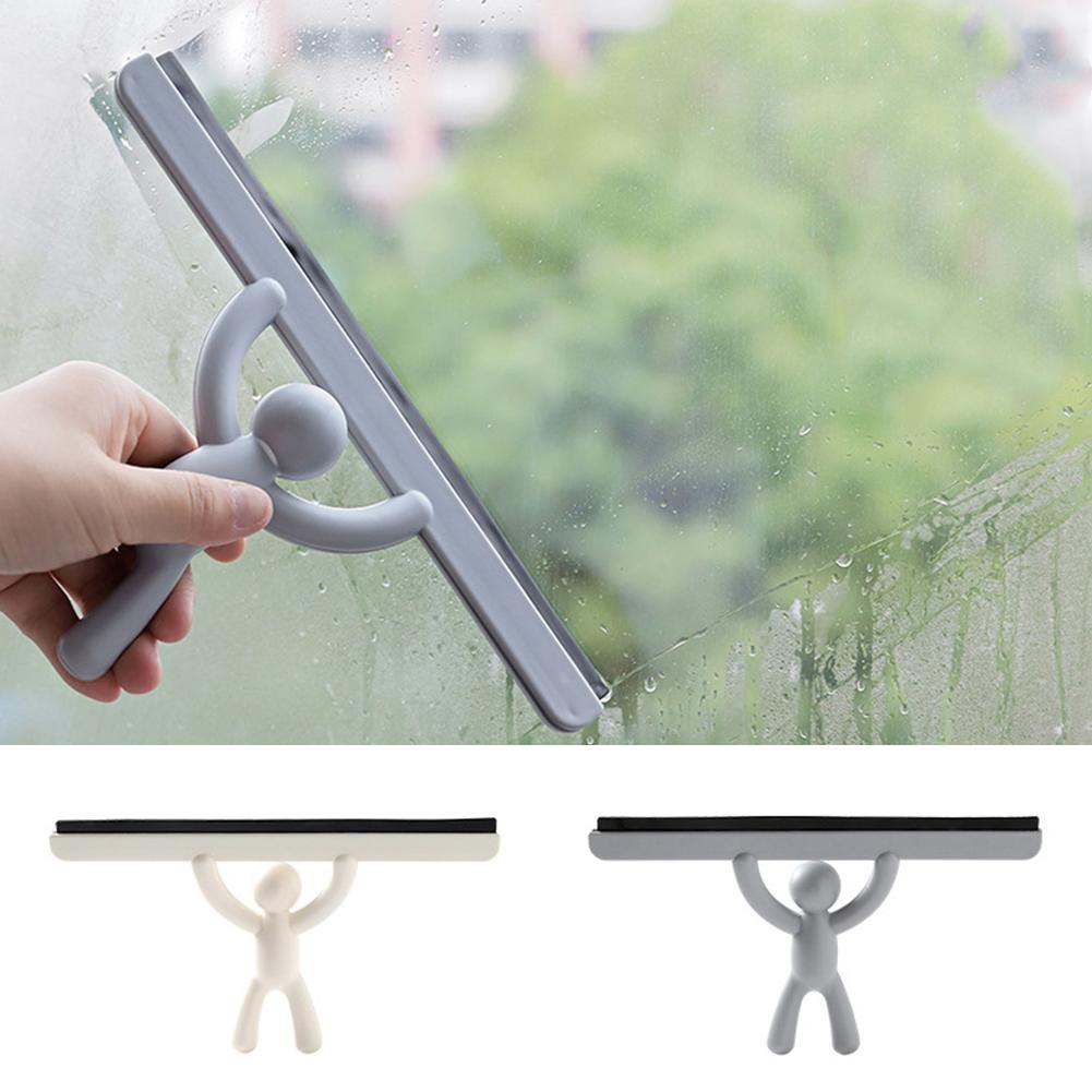 Home Shower Floor Squeegee Glass Wall Brush Window Cleaner Wiper Cleaning Tool Non-slip handle provides extra comfort ergonomics