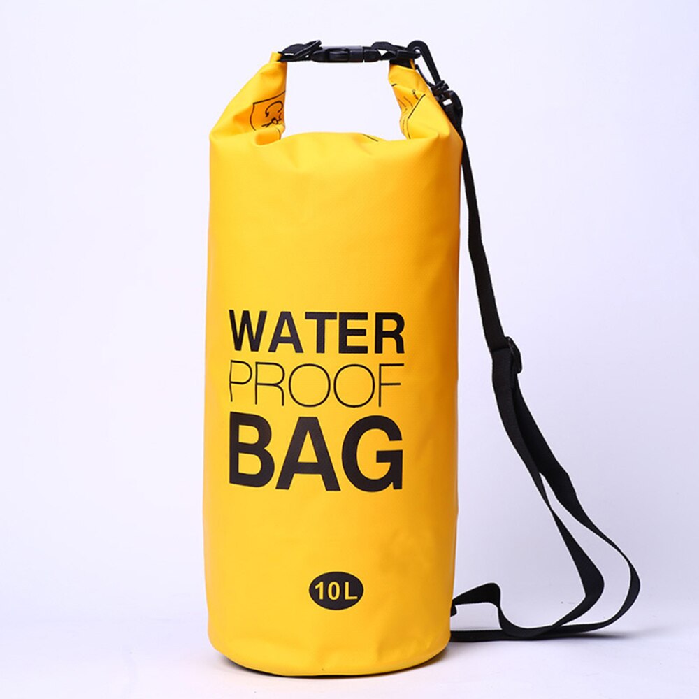 Sacola inflável 10l 0.5mm 500d de pvc, bolsa de engrenagem à prova d&#39;água, tecido de malha flutuante para esportes, boia para vela, caiaque, pesca, rama