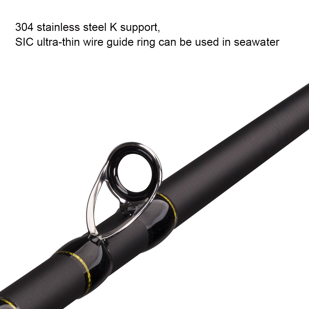 Obei wędka rzutowa 2.1 2.4m M/MH podróż ulica przynęta 2 wskazówki szybki pręt Vara De Pesca 13-39g wędka