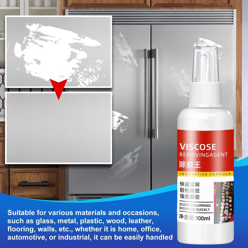 Dissolvant d'autocollants pour voiture, 100ml, les pulvérisations en toute sécurité, élimine les étiquettes autocollantes, les résidus de ruban nettoyant, Spray de colle