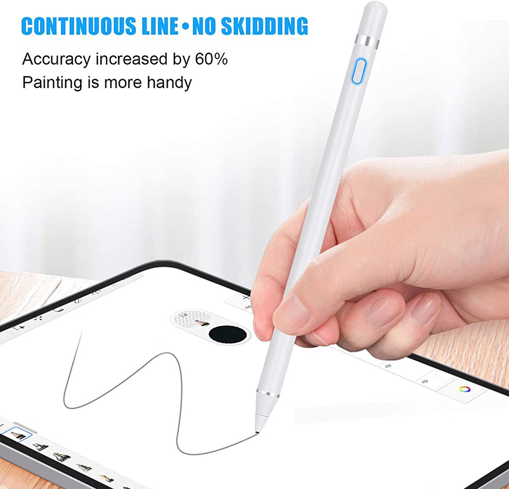 Universell aktiv stylus berøringspenn for nettbrett tegning android mobiltelefon for epleblyant 1 2 ipad penn for xaiomi lenovo huawei