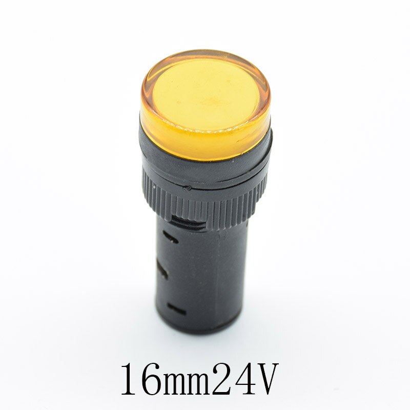1pc16mm signal led Indicator light blue green red white yellow pilot lamp 12V 24V 220V LED light Indicator lamp
