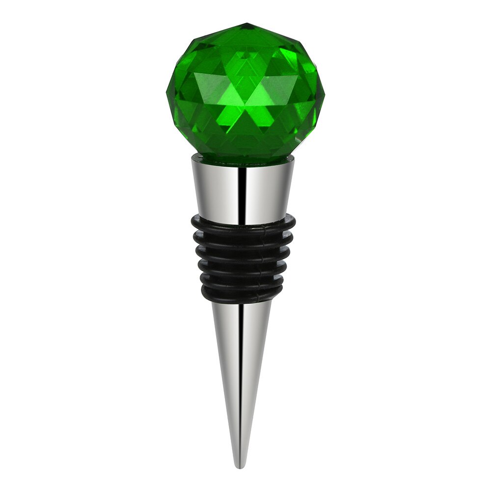 Diamond Crystal Stainless Steel Champagne Stopper Sparkling Wine Bottle Plug Seal Wine Bottle Stopper Kitchen Bar Tools 30mm: H
