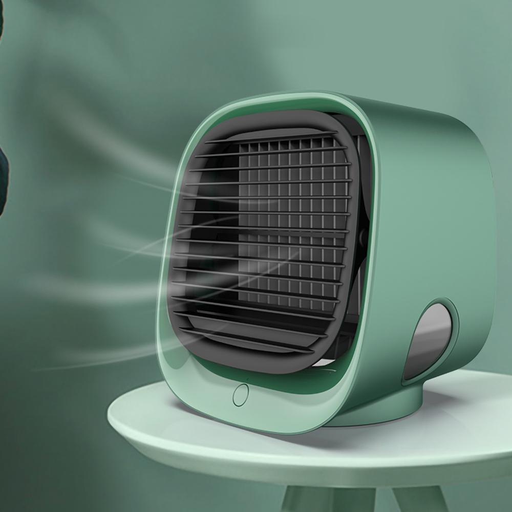 Mini Portable Air Conditioner Multi-function Humidifier Purifier USB Desktop Air Cooler Fan with Water Tank Home 5V