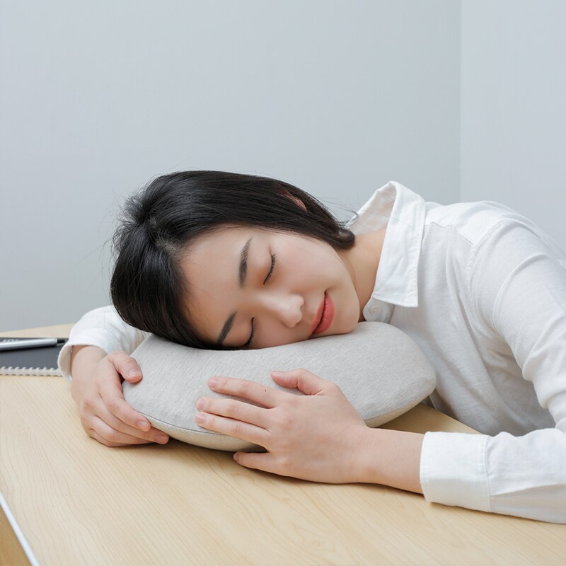 Originele Xiaomi Mijia 8H U Shape Memory Foam Nekkussen Antibacteriële Draagbare Reizen 8H Ogen Masker Kussen Lunch breken Kussens