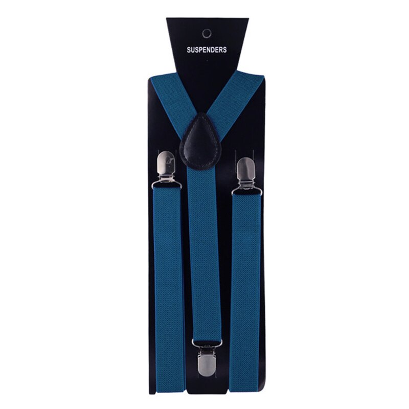Bretelle per uomo Pantaloni Abbigliamento Bretella per adulti Camicia da uomo Abito da donna Festa di nozze Colori solidi Gonna da abito con bretelle Cinghie