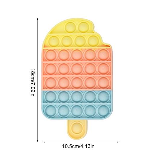 Love Heart Push Pops Bubble Sensory Toy Autism Needs Adult Child Funny Popit Anti-stress PopIt Fidget Stress Reliver Toys: H