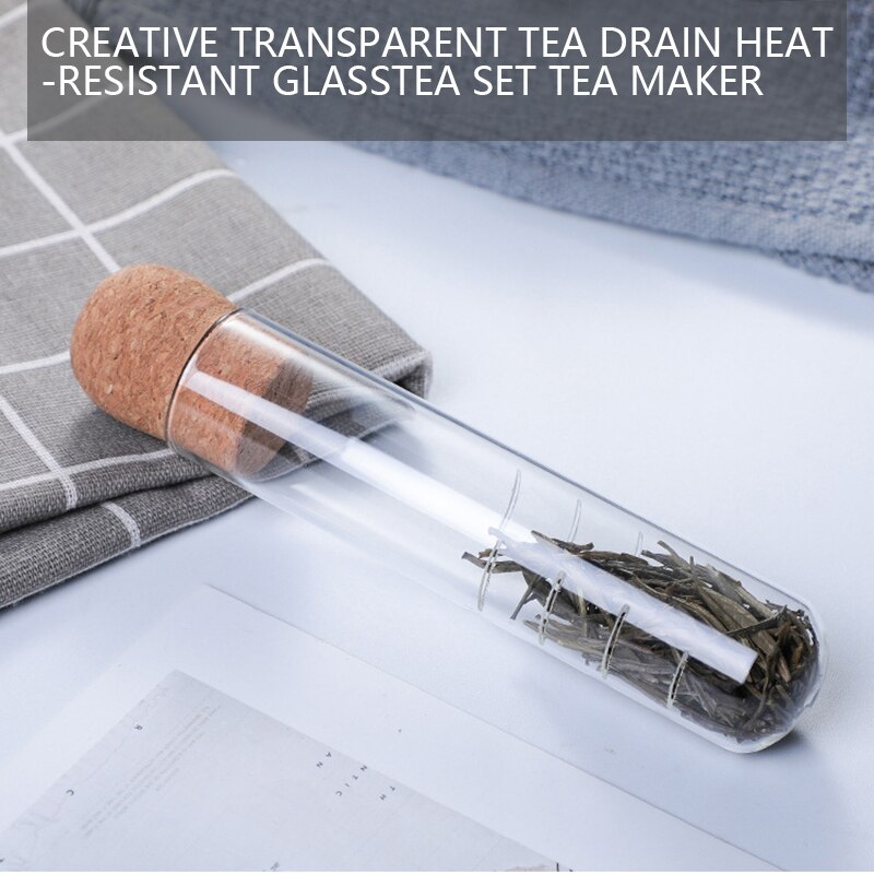 Glass Tea Making Tool Filter Transparent Heat-resistant Reusable Filter Tea Strainer Spice Loose Tea Leaf Herbal