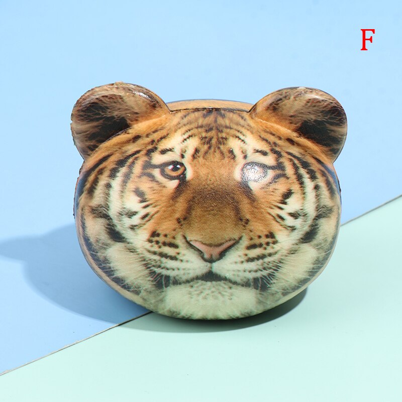 Gesimuleerde kleurenprint panda hoofd langzaam stuiterend dierenhoofd decompressie speelgoed: 6