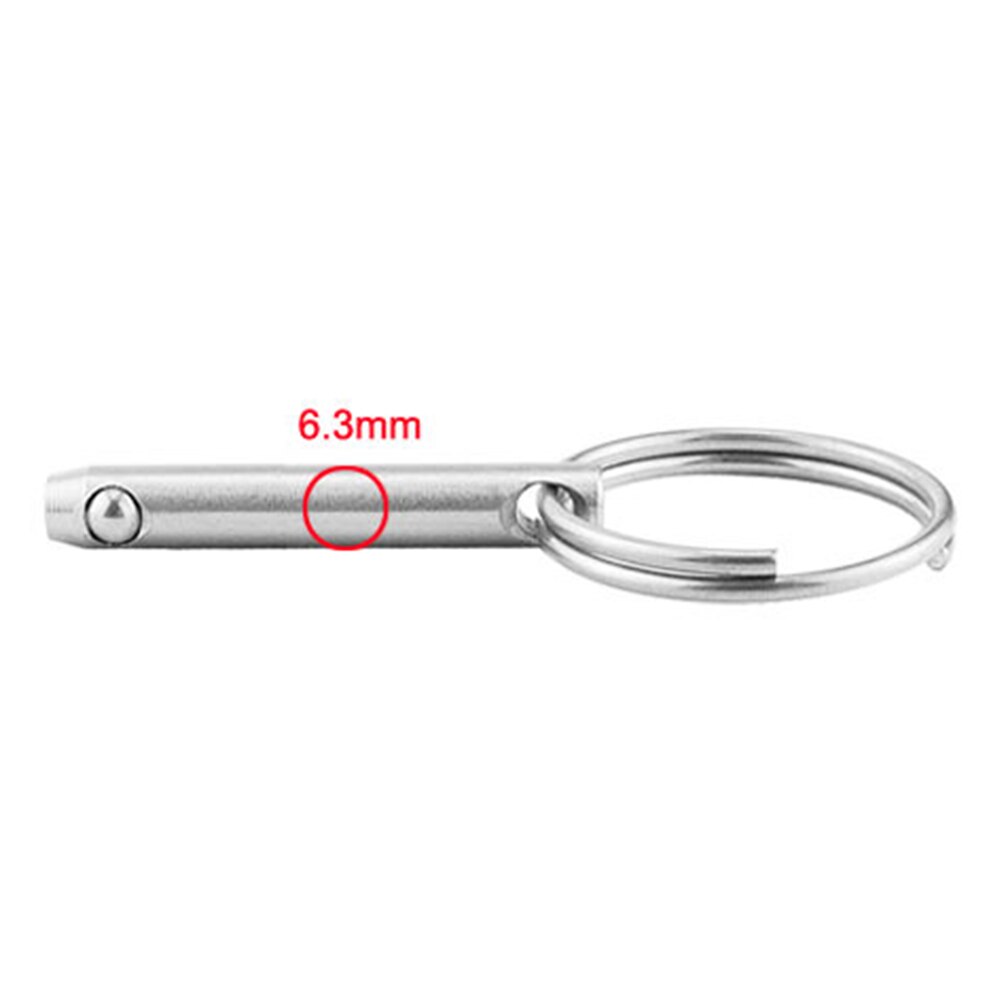 Boat Quick Release Ball Pin Stainless Steel Deck Hinge Hardware Marine Parts Strong Toughness Metal Portable Supplies