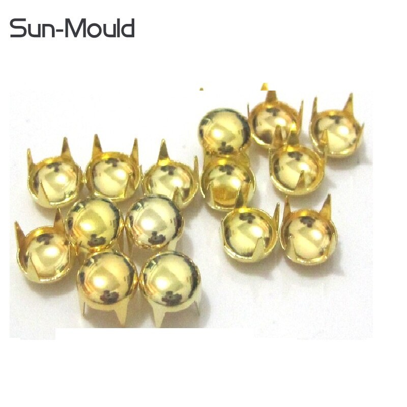leathe shoes bag round flat rivet Sliver Black Bronze gold rivet screw rivets accessories decoration 500pcs/lot