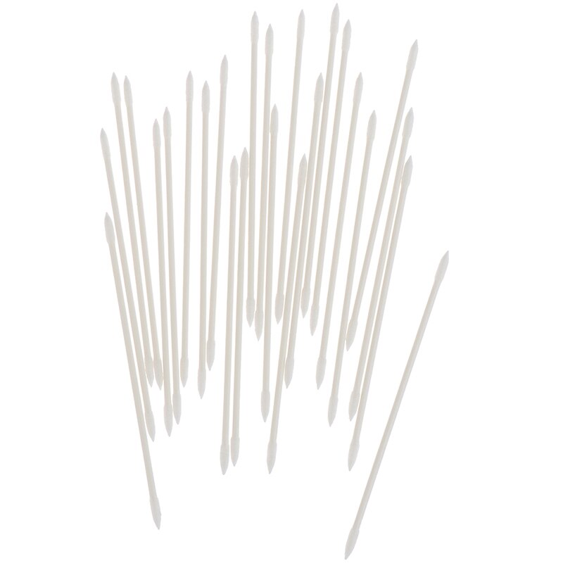 25 Stks/pak Dubbele Hoofd Wattenstaafje Baby Vrouwen Make-Up Wattenstaafjes Tip Voor Medische Wood Sticks Neus Oren Schoonmaken Gezondheid zorg