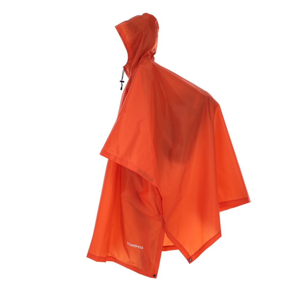 3 in 1 regnfrakke rygsæk regndæksel vandtæt regnfrakke med hætte vandreture cykling regntæppe poncho udendørs camping teltmåtte: 3