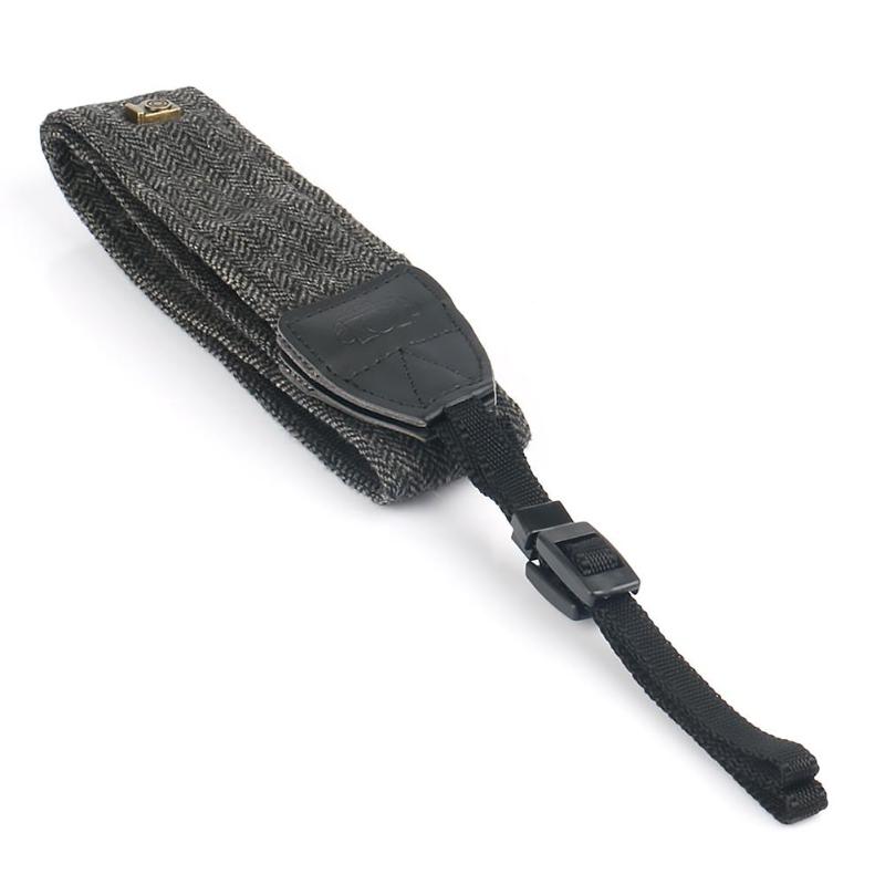 Universal Adjustable Cotton Leather Camera Shoulder Strap for DSLR Cameras