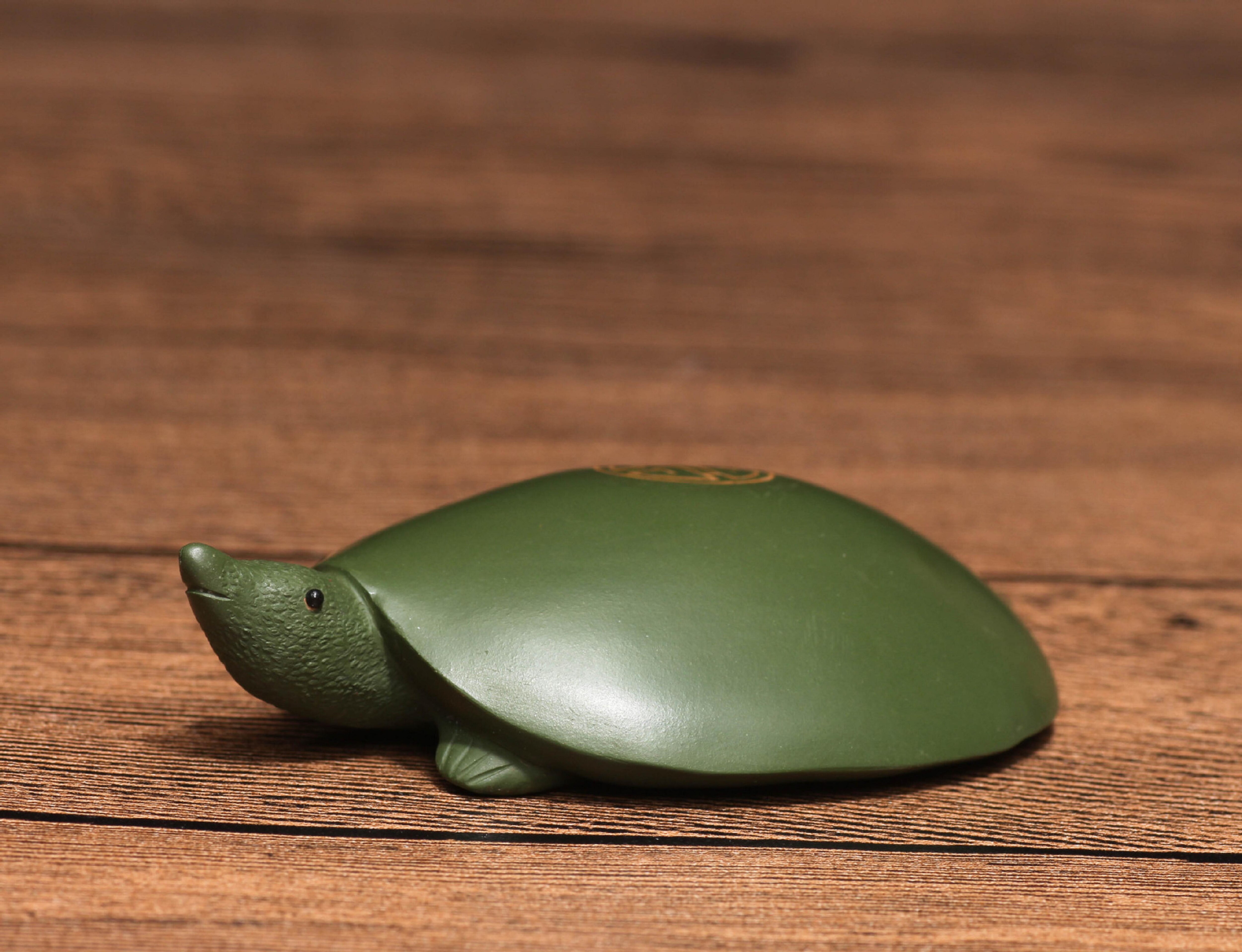 Tibetan /Tibet /Nepal zisha yixing carved tea play carving turtle statues Decoration toy tea pet figures soft-shelled turtle tor