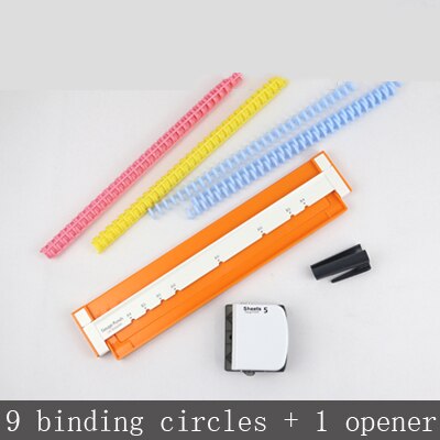 Multifunctional Multi-hole Punch A4 Paper 30-hole B5 26-hole A5 20-hole Binding Clip Daolin Loose-leaf Punch Diy Manual Punch: A10