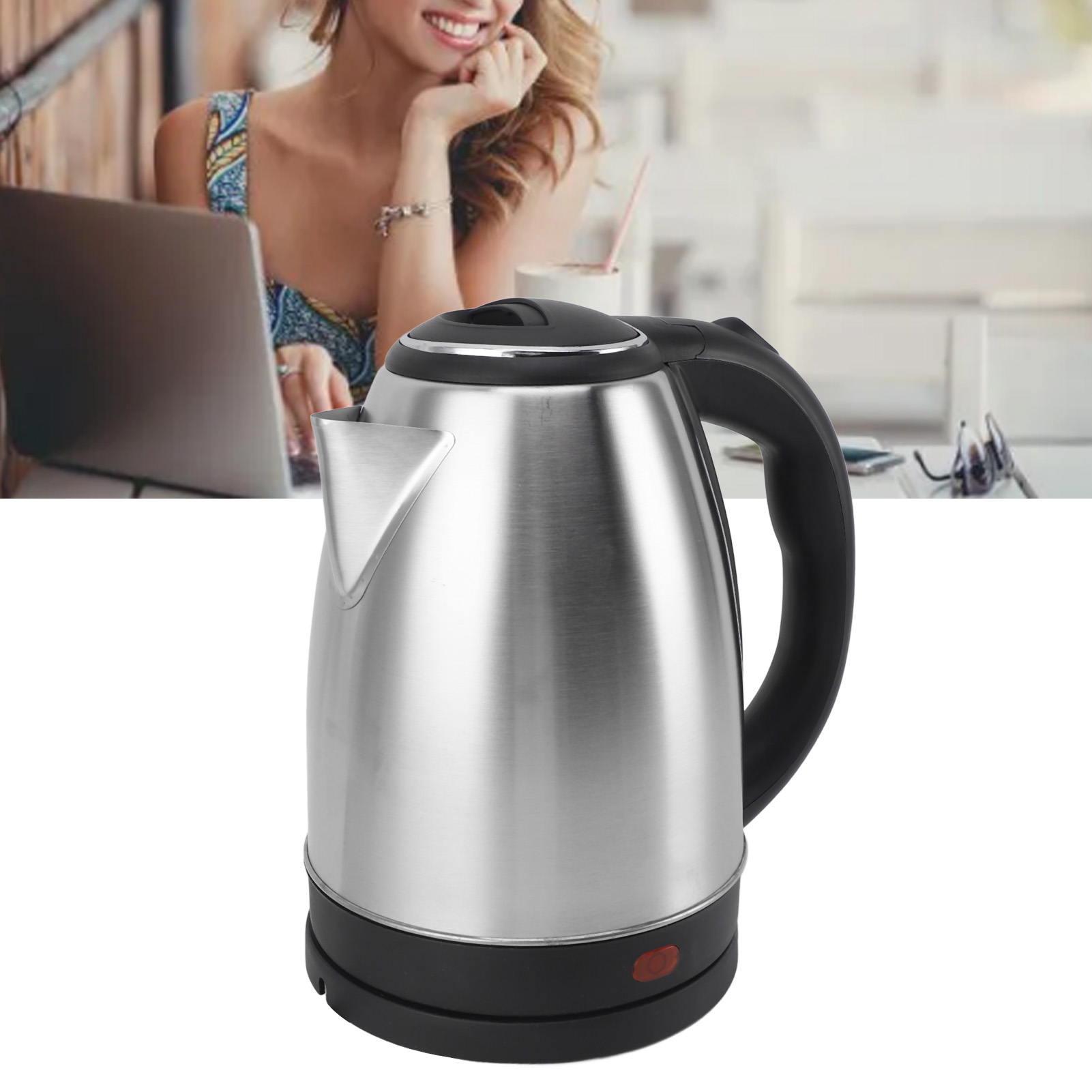 1000 W schnell kochender Wasserkocher, 2 l Edel... – Grandado