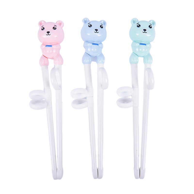 Sød munk/bjørn lære træning spisepinde børn børn kinesiske spisepinde lære køkken tilbehør 18cm*3cm 1 par