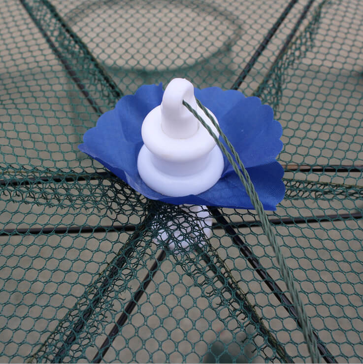 1pcs Foldable Crab Net Trap Cast Dip Cage Fishing Bait Fish Minnow Crawfish Shrimp Folding Net Saltwater Freshwater PRO BEROS