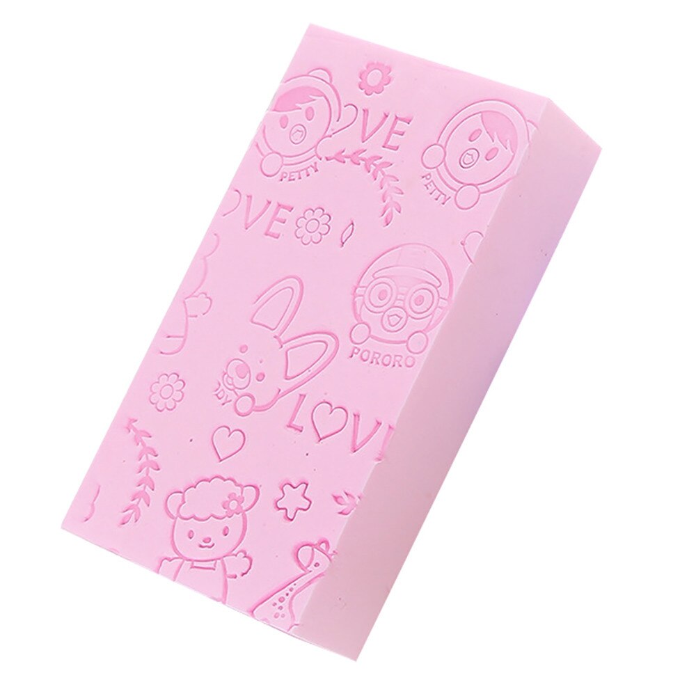 Gąbka robić mycia niemowląt miękkie czyszczenie ciała dziecko szczotki robić kąpieli gąbka bawełna tarcie robić ciała strąk prysznic akcesoria prysznic piłka gorąca sprzedaż: różowy 