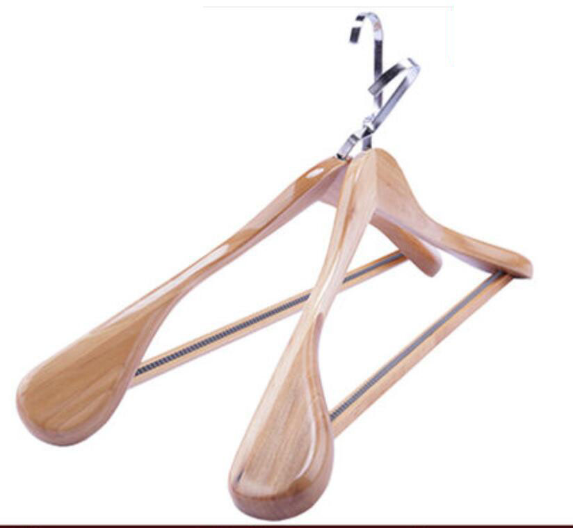 4 teile/los 40/44/45 cm männer und frauen massivholz breite-schulter kleidung Gestell kleidung speicher anzug Gestell ohne Sporn Anti-Schleudern: 40cm   A