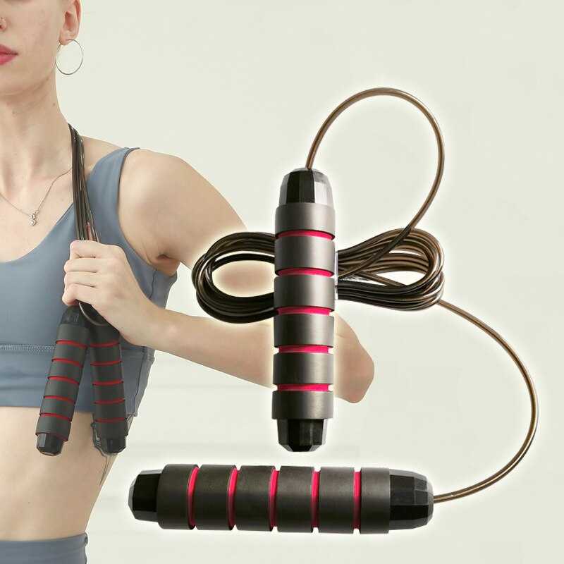 Corde à sauter en fil d'acier à longueur réglable - Naturopathic Leaf