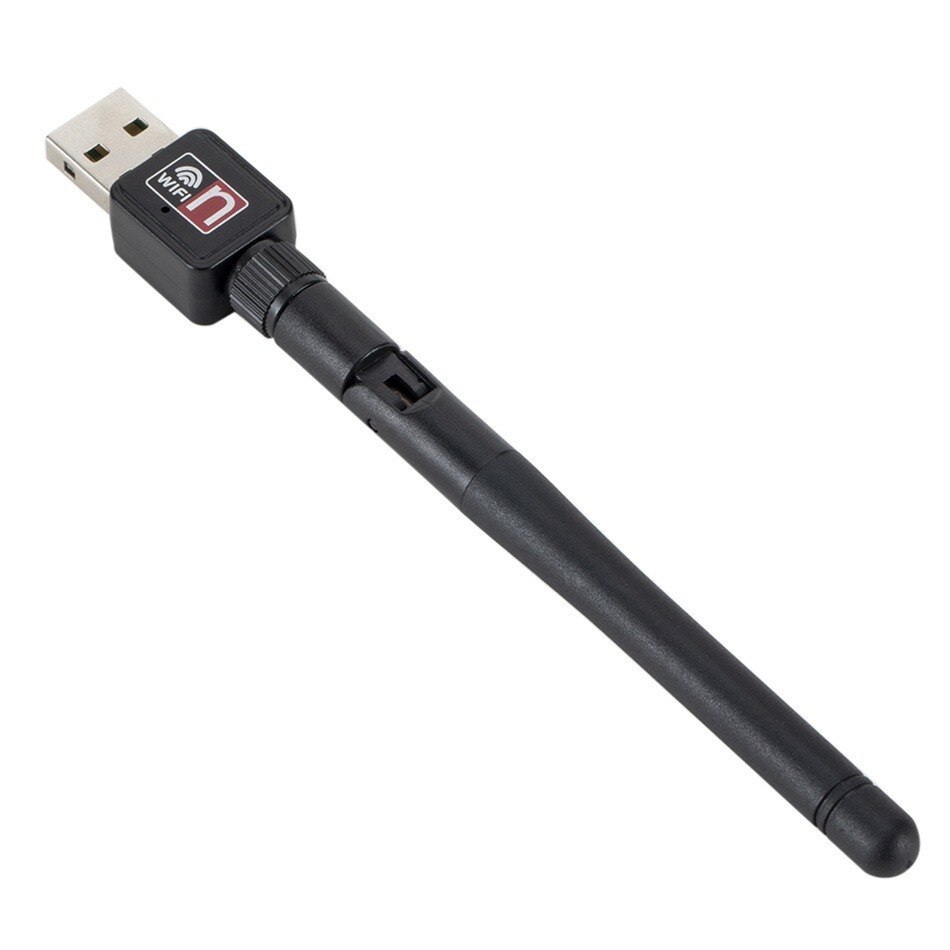 Wireless WiFi Network Card 150M USB 2.0 802.11 b/g/n LAN Antenna Adapter with Antenna for Laptop PC Mini Wi-fi Dongle