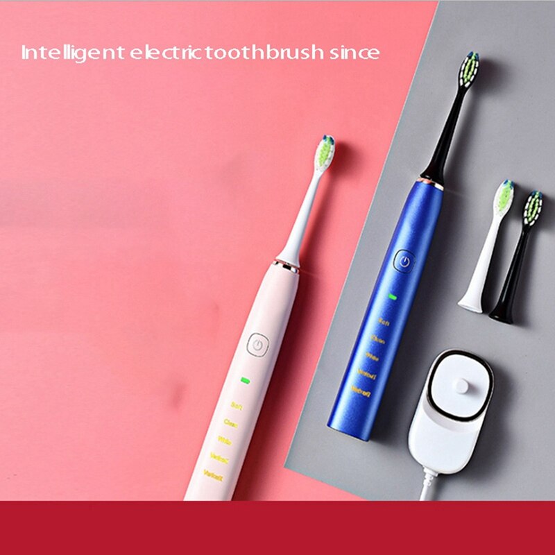 Electric Toothbrush Household Whitening IPX7 Waterproof Toothbrushes Fast Rechargeable Ultrasonic Toothbrush