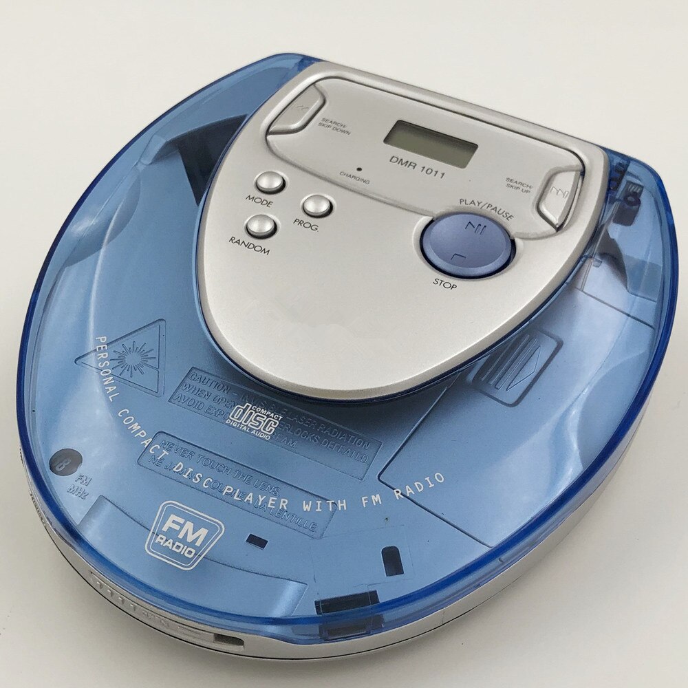 Walkman – lecteur CD Portable, système d'amplification des basses, musique de , disques transparents antichoc, écran LCD, interface audio 3.5mm