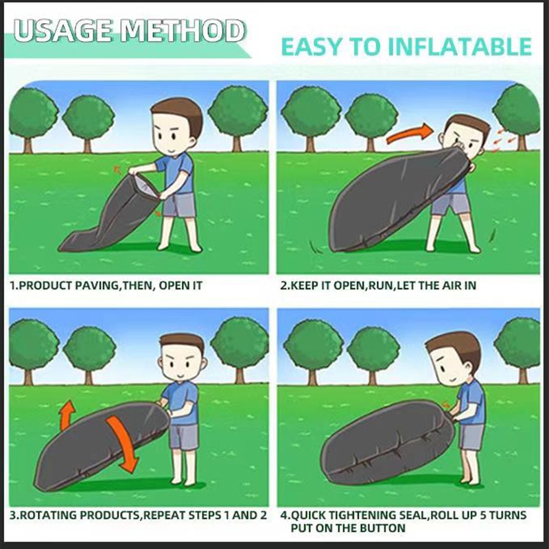 Blow Up Couch Outdoor Portable Air Sofa Hammock Beach Couch Compression Sacks Lazy Inflatable Lounger Sofa