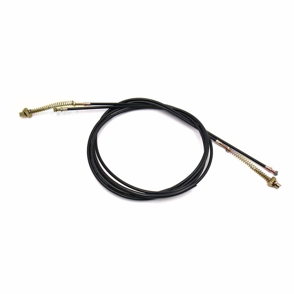 2 Pcs Universal Brake Line 6.5ft Length Plastic Coated Rear Brake Cable Wire for Motorcycle Scooter Brake Line