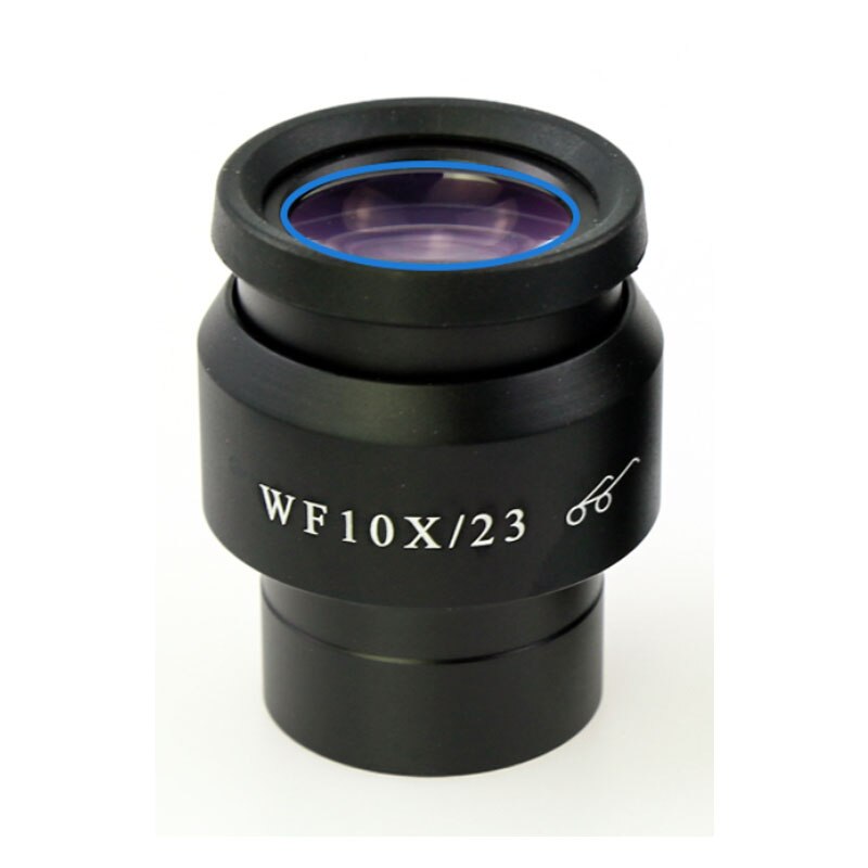 Stereo Microscope Eyepiece 10X 24mm high Point Wide Field Angle Eyepiece Diopter Adjustable mounting size 30mm: 1pc 10X-23mm