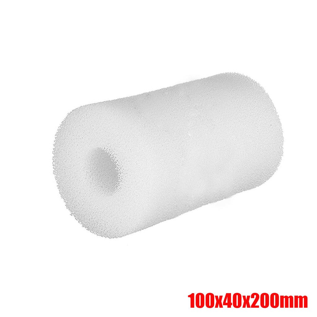 Swimmingpool filter skum genanvendeligt vaskbart pool filter svamp patron egnet boble jetted ren: B